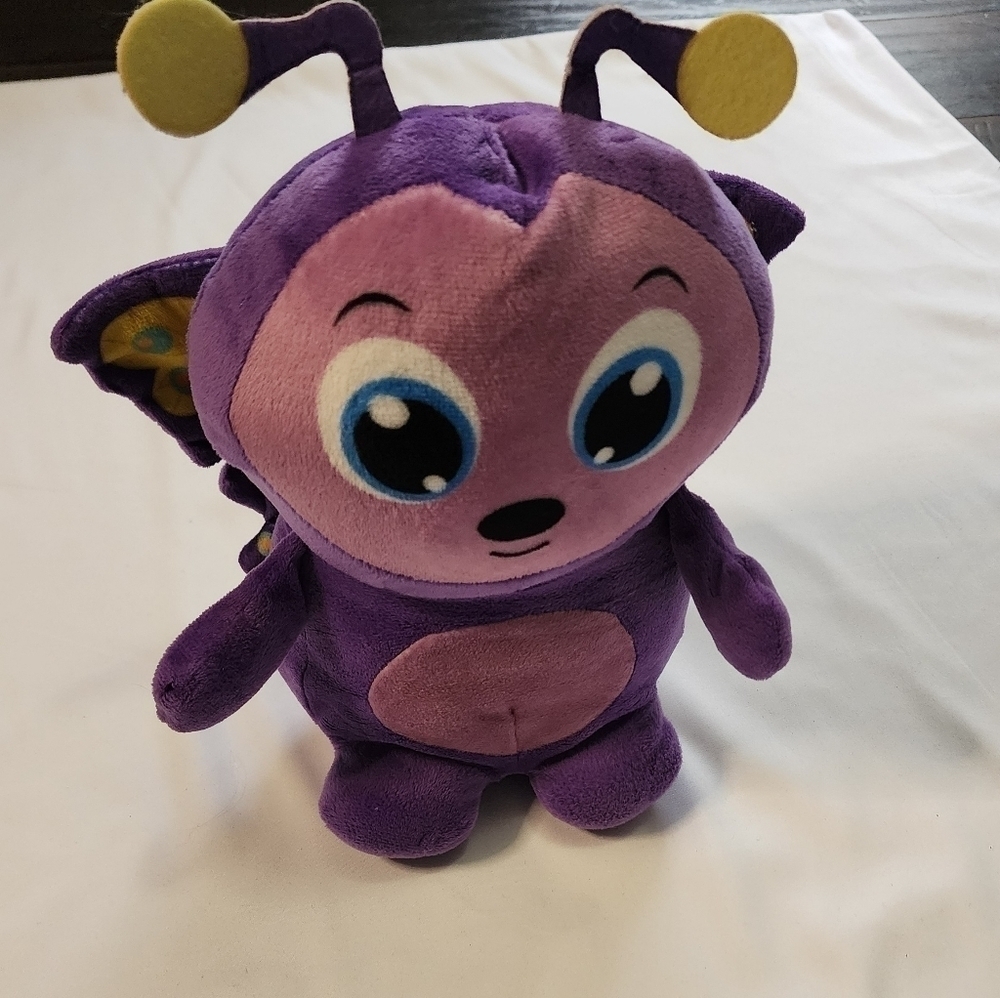Peek a Boo Plush Purple Butterfly 12 in Stuffed Animal - Picture 5 of 5